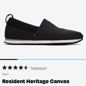 Tom’s Resident Canvas slip on